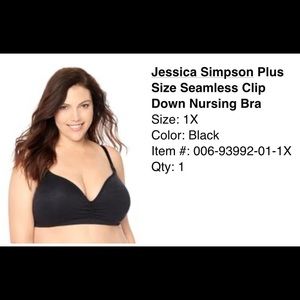 Jessica Simpson Clip Down Nursing Bra
